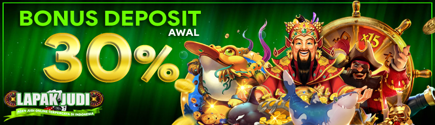 Bonus deposit awal 30%
